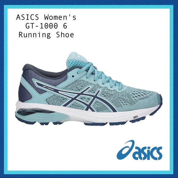 Asics Shoes - NIB ASICS Women's GT-1000 6 Running Shoe, Porcelain Blue/Smoke Blue/White Size 9